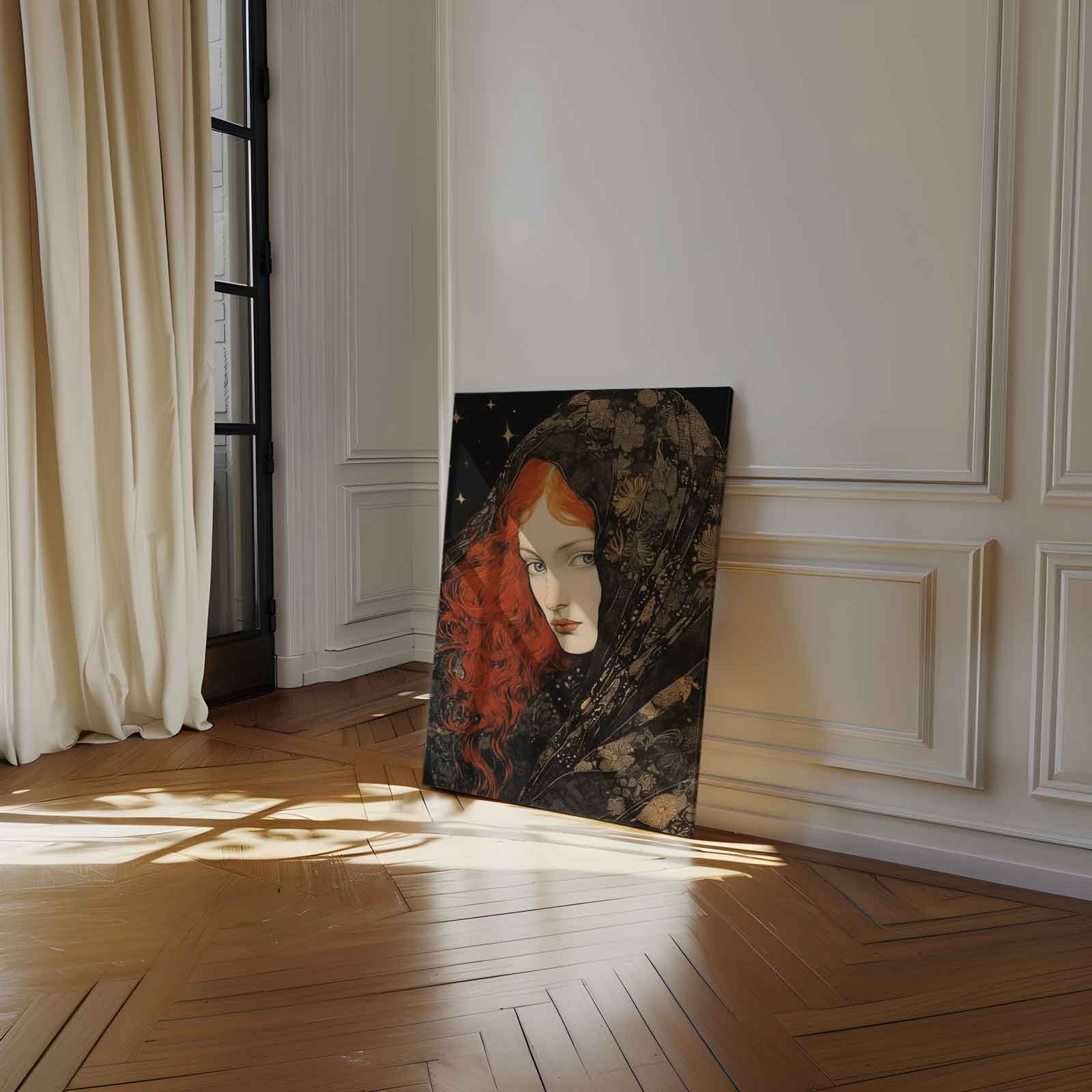Sterrennacht Mysterie Kunstwerk-canvas-dibond-plexiglas-wanddecoratie-WallArtistic