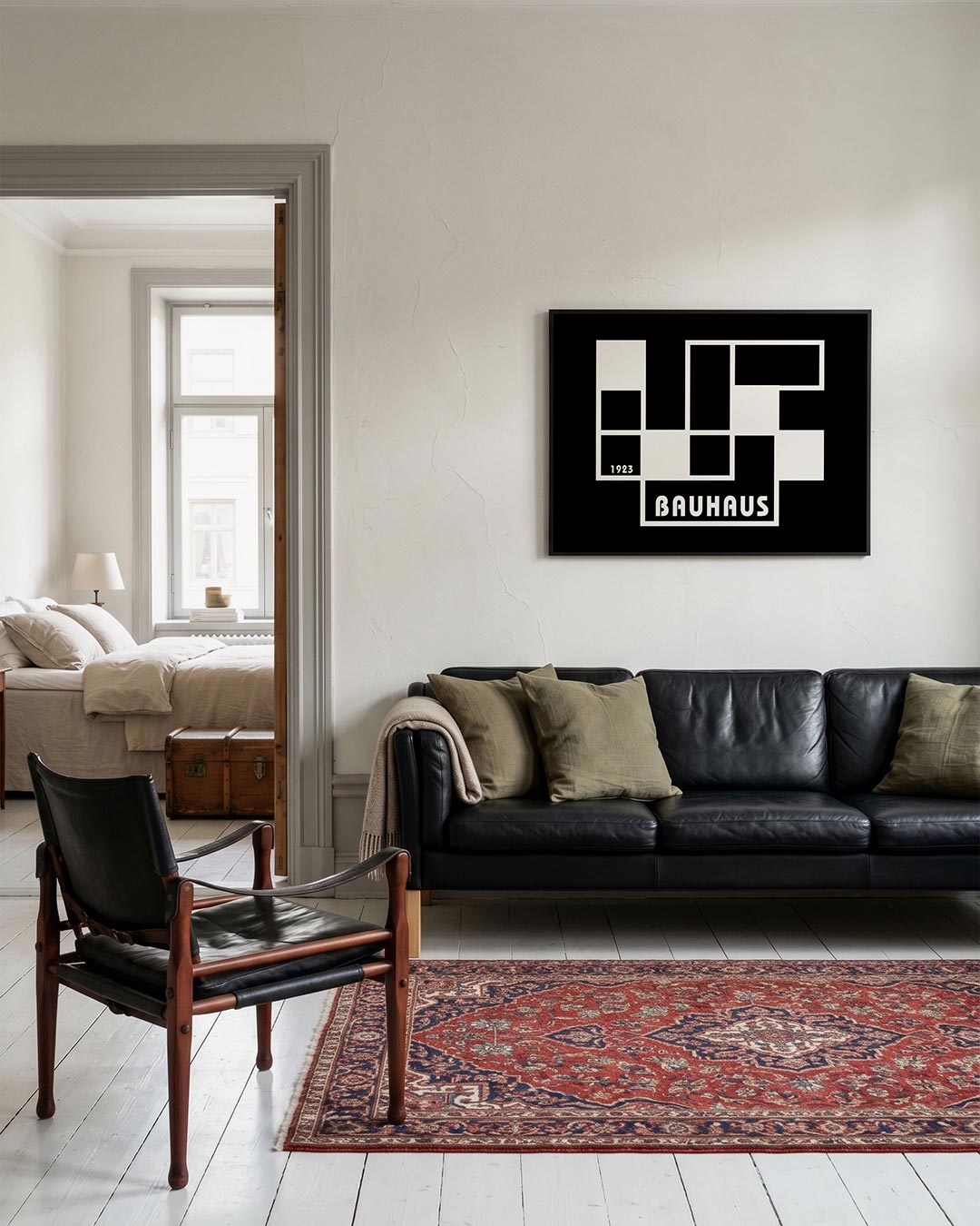 Vlakverdeling en lijnen Poster