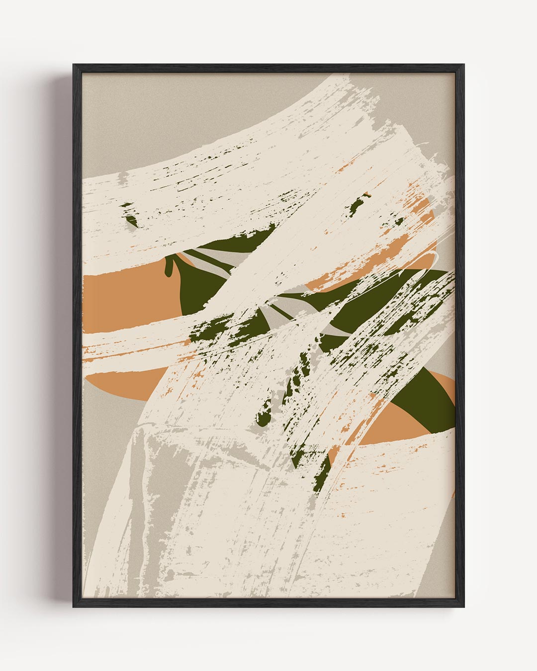 Moderne Artistieke Brushstroke Poster-WallArtistic