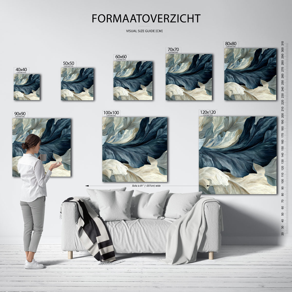 Golvende bladeren Poster