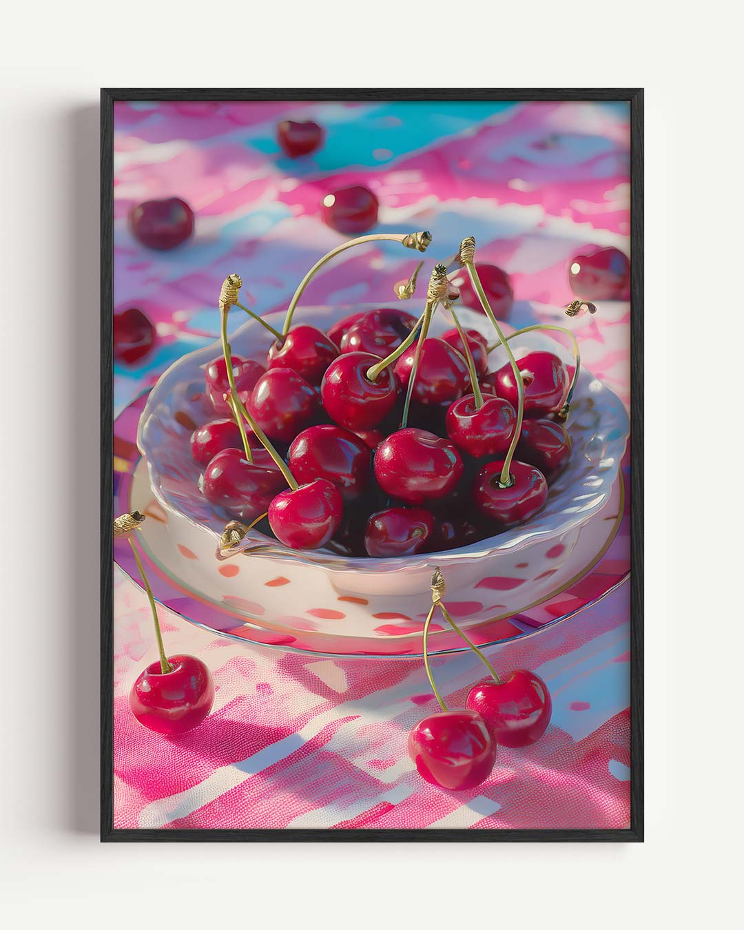 Kersenfeestje Poster-WallArtistic