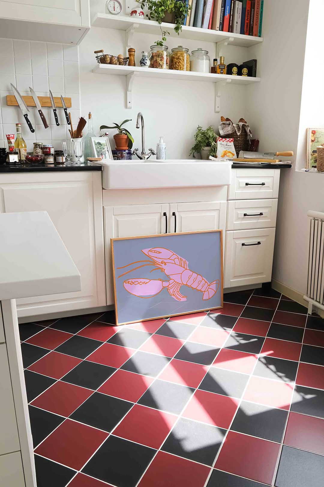Kreeft illustratie Poster
