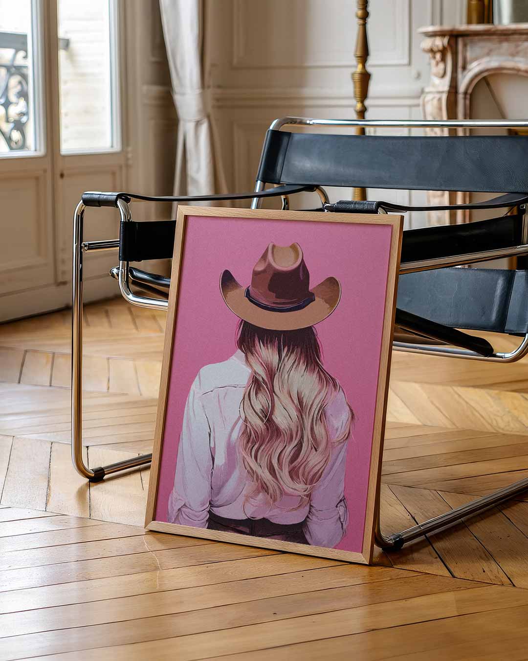 Stijlvolle Cowgirl Poster
