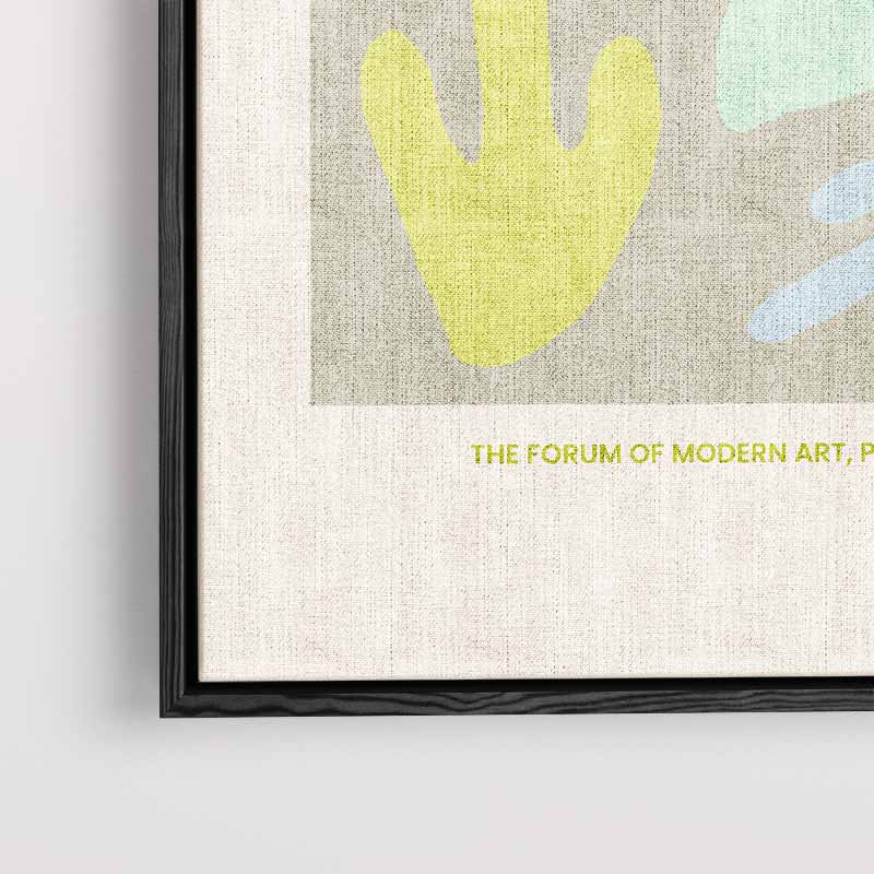 Retro Pastel Kunstposter