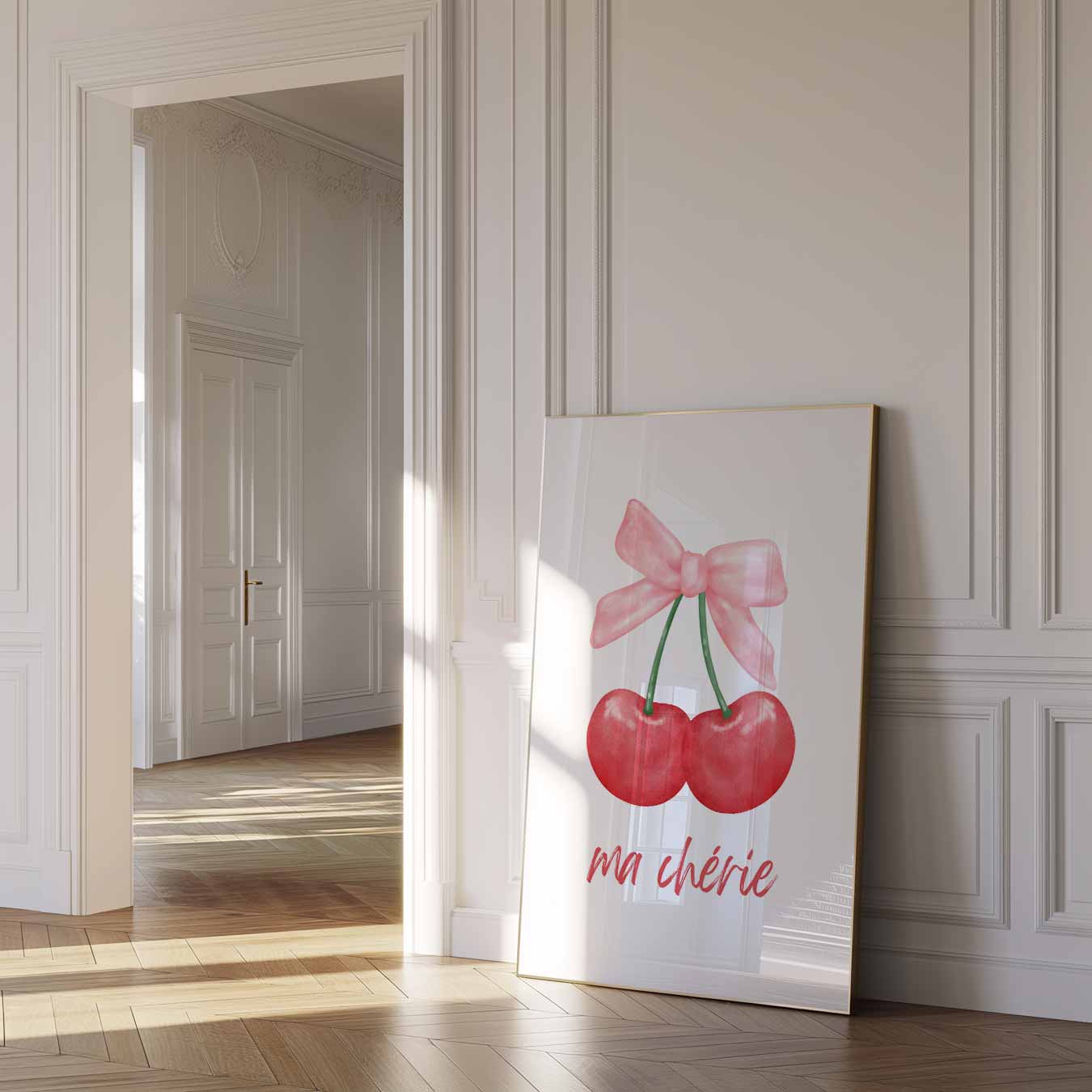 Ma Chérie Cherry Poster