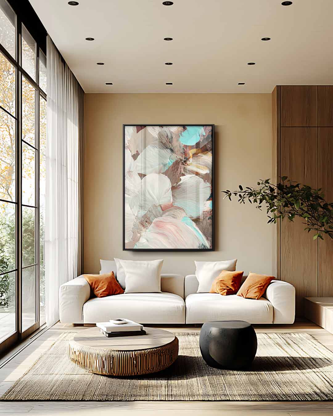 Aquarel Droomvlucht Kunstwerk-canvas-dibond-plexiglas-wanddecoratie-WallArtistic