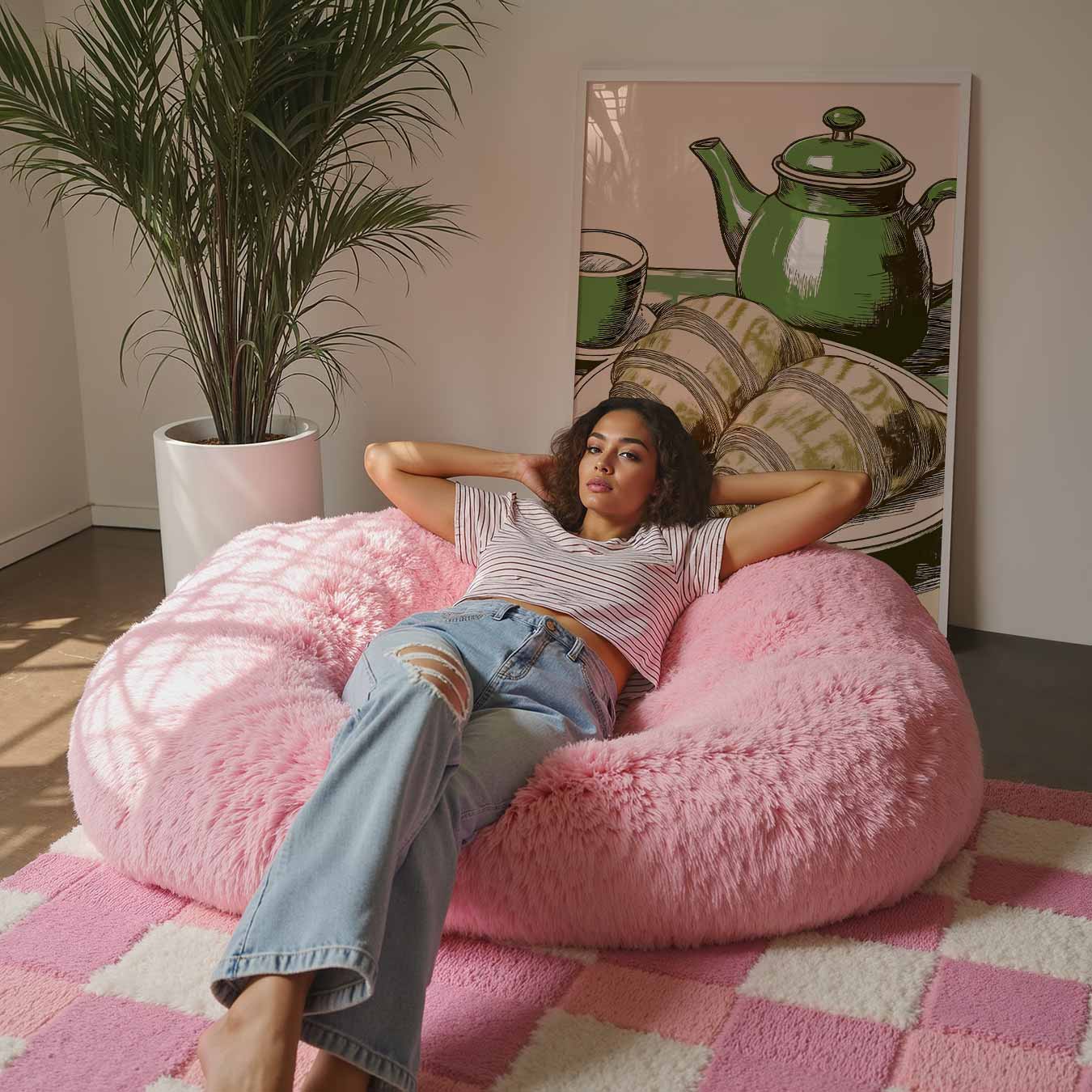 Franse Ontbijt Charme Poster-WallArtistic