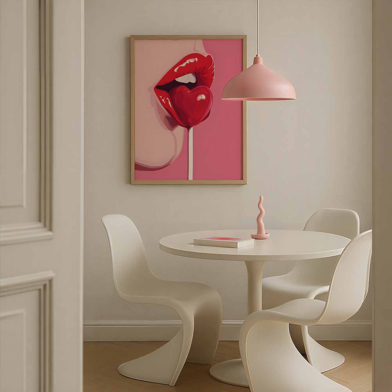 Liefdevolle Pop-art Poster