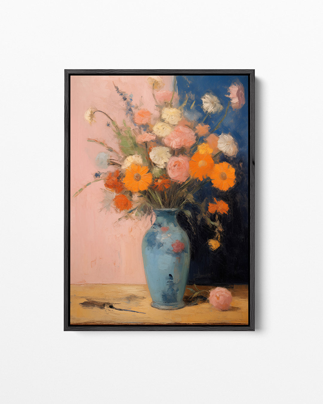 Bloemen in vaas Kunstwerk