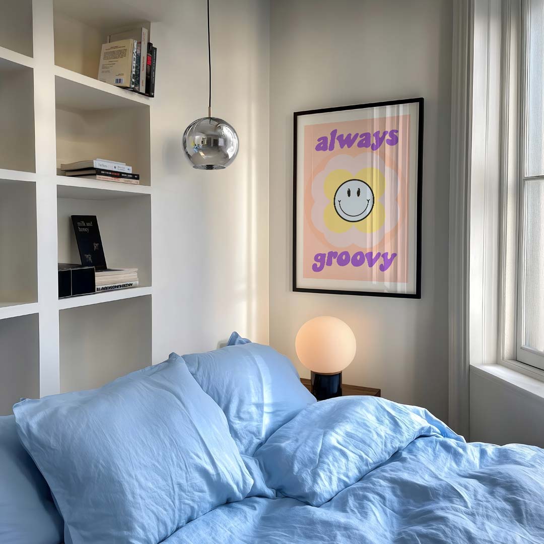 Always Groovy Smiley Poster-WallArtistic