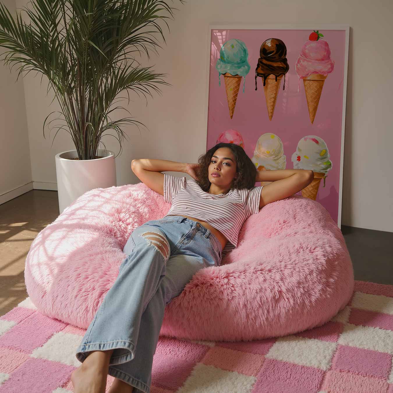 Zoete IJsco Fantasie Poster-WallArtistic