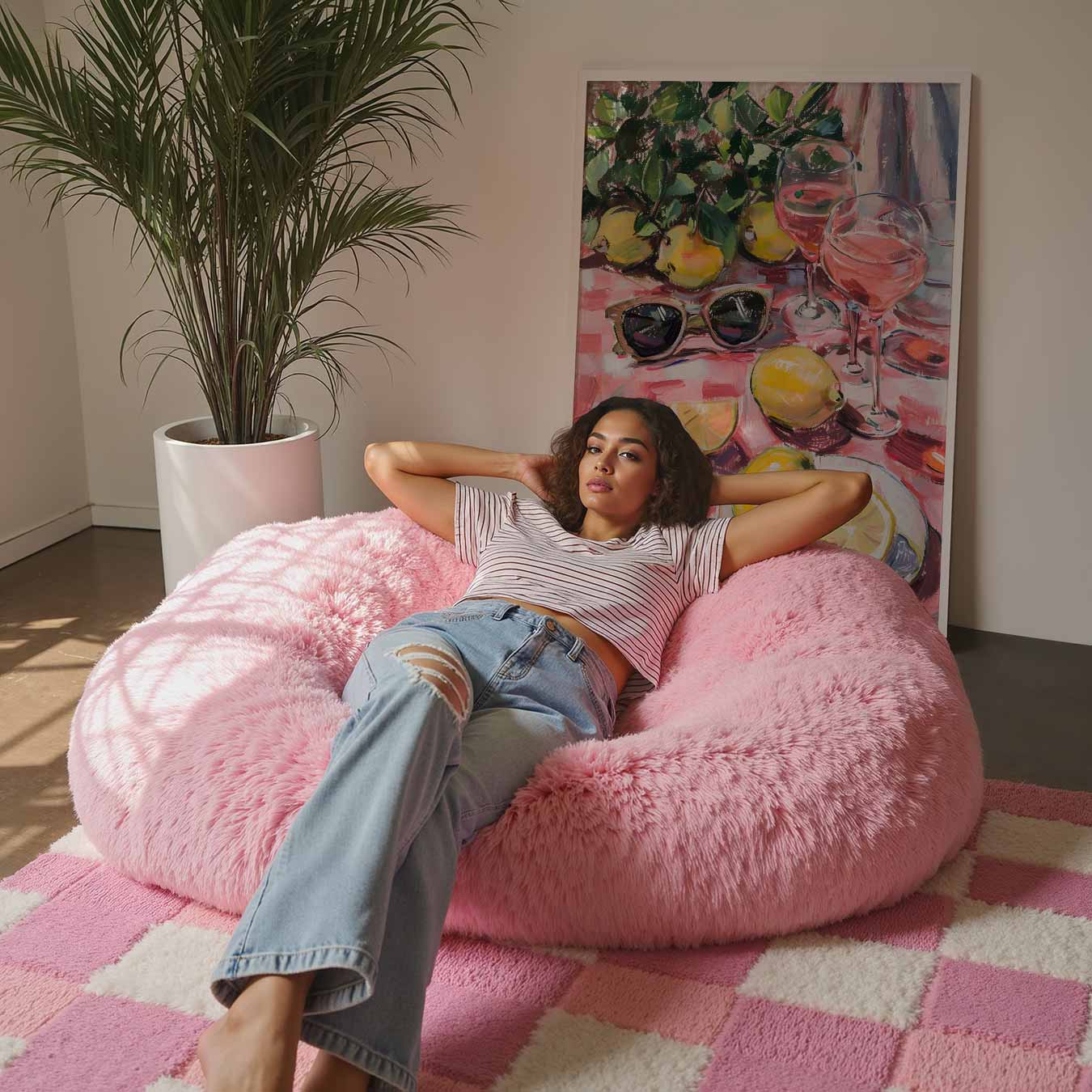 Zomerse Picknick Tafereel Poster-WallArtistic