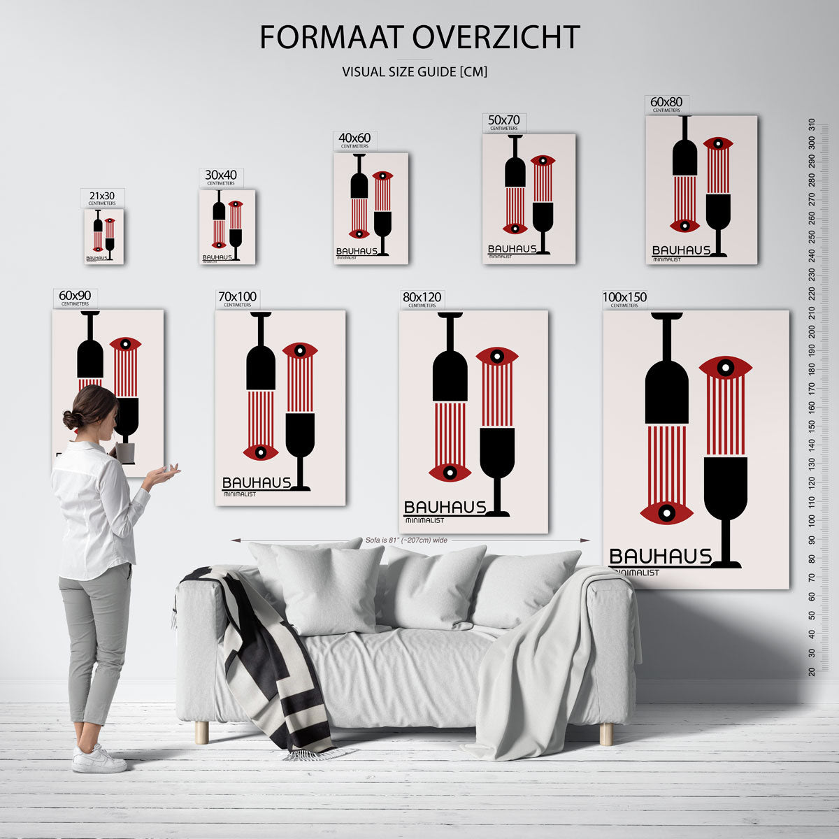 Vorm en lijnen Poster