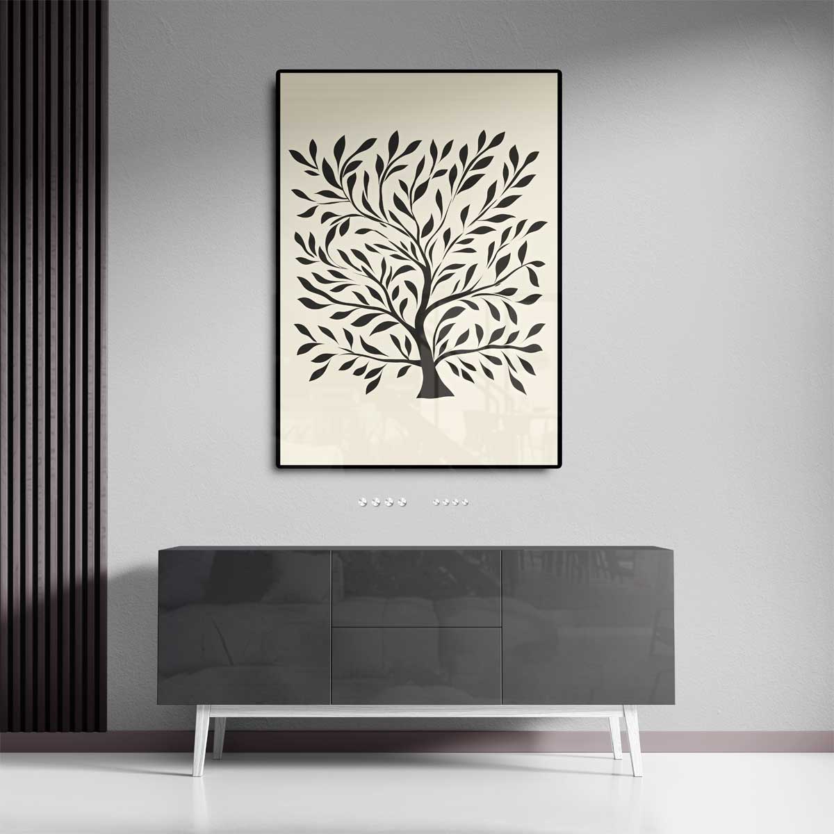 Boom van Sereniteit Kunstwerk-canvas-dibond-plexiglas-wanddecoratie-WallArtistic