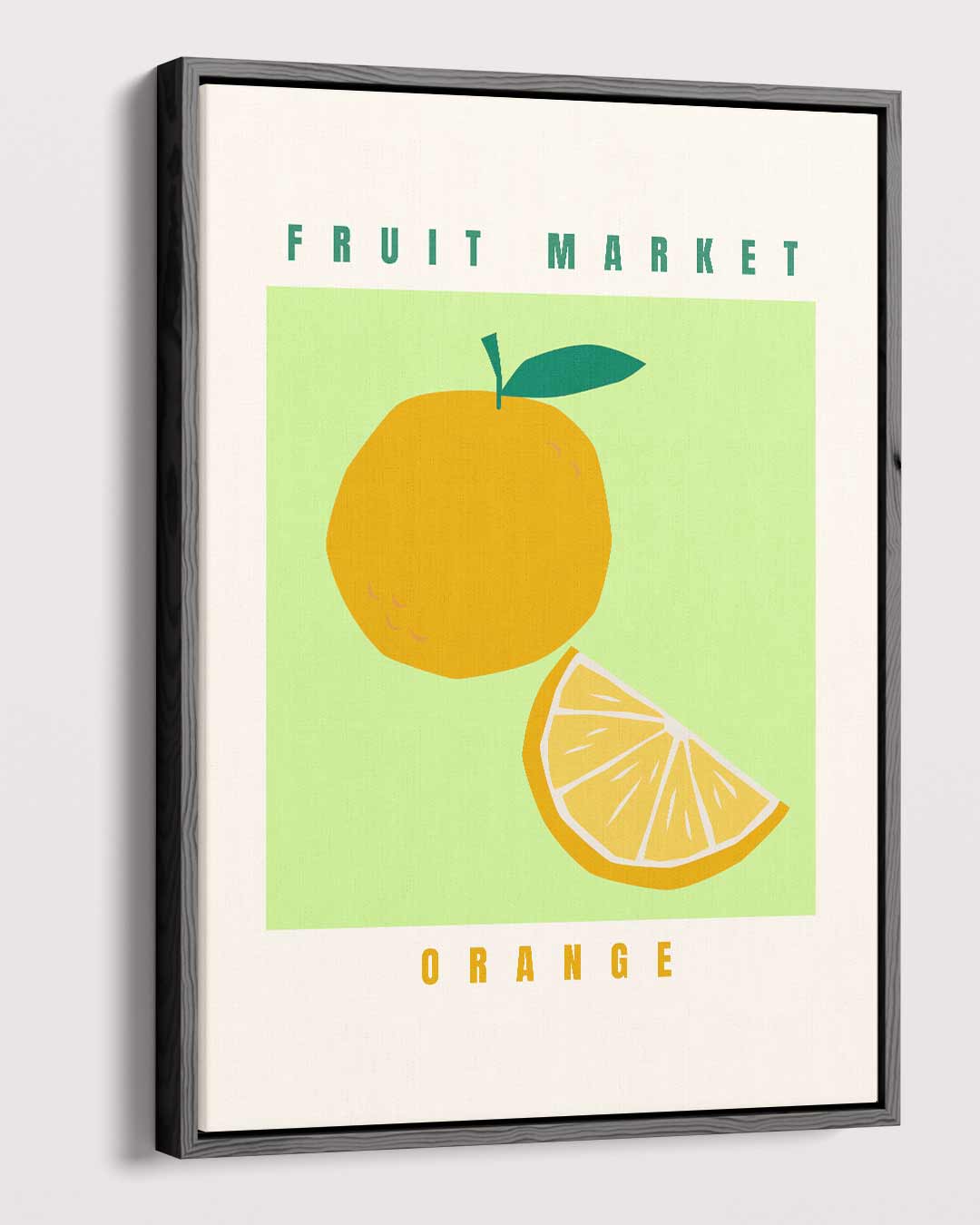 Fruit Market Oranje Poster Kunstwerk-canvas-dibond-plexiglas-wanddecoratie-WallArtistic