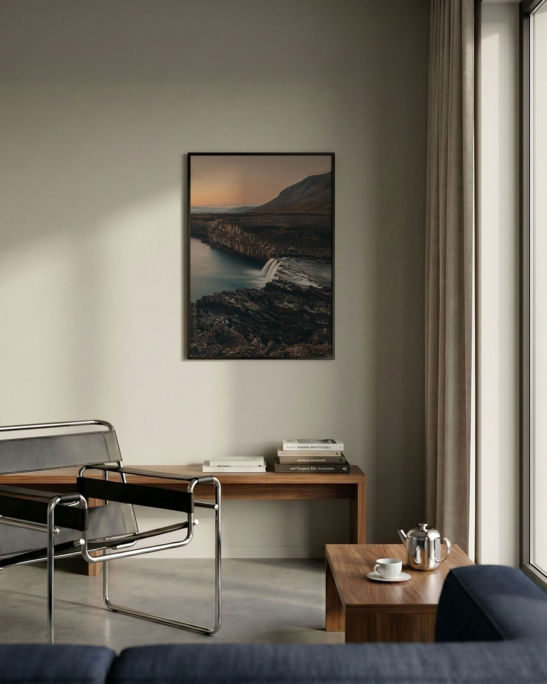 Rustige waterval Poster