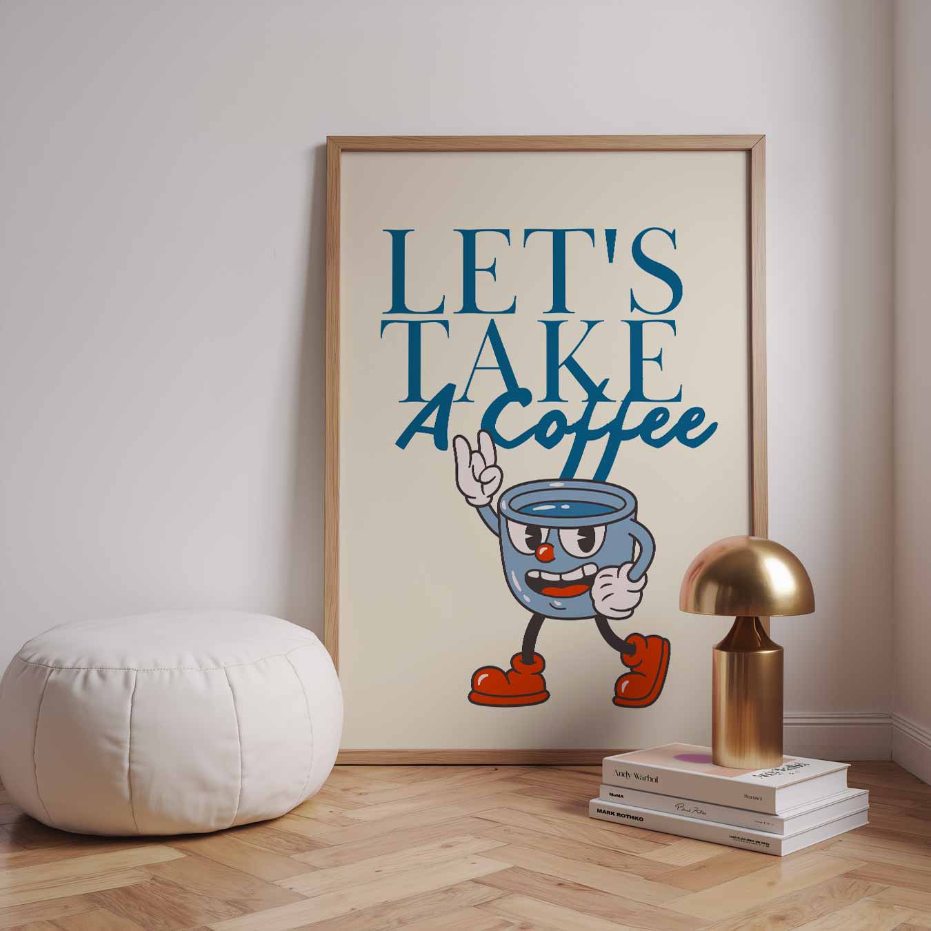 Let's Take a Coffee Poster