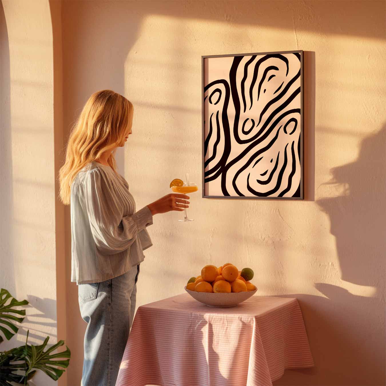 Stijlvolle Abstracte Kunstposter