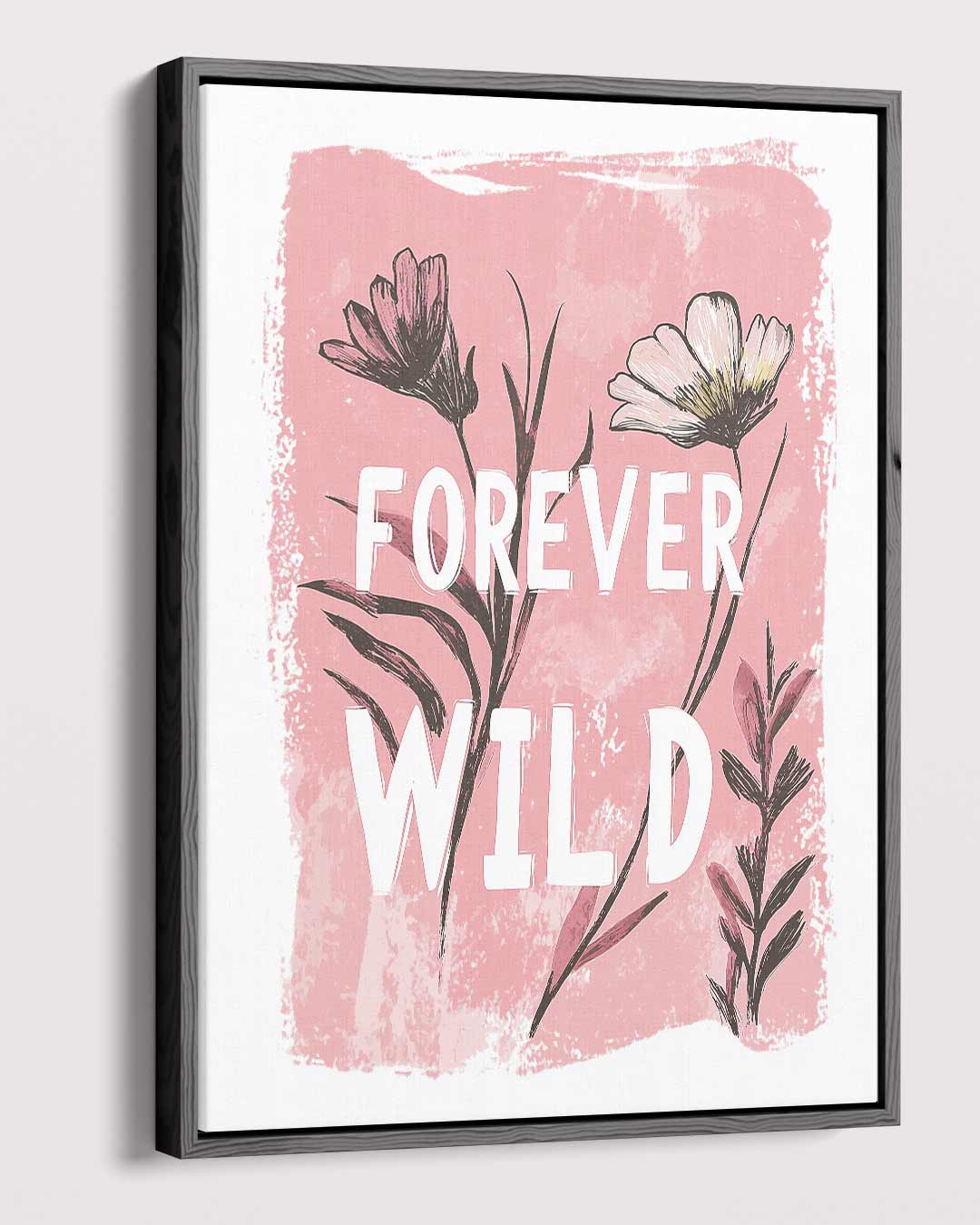 Forever Wild Bloemenkunst Kunstwerk-canvas-dibond-plexiglas-wanddecoratie-WallArtistic