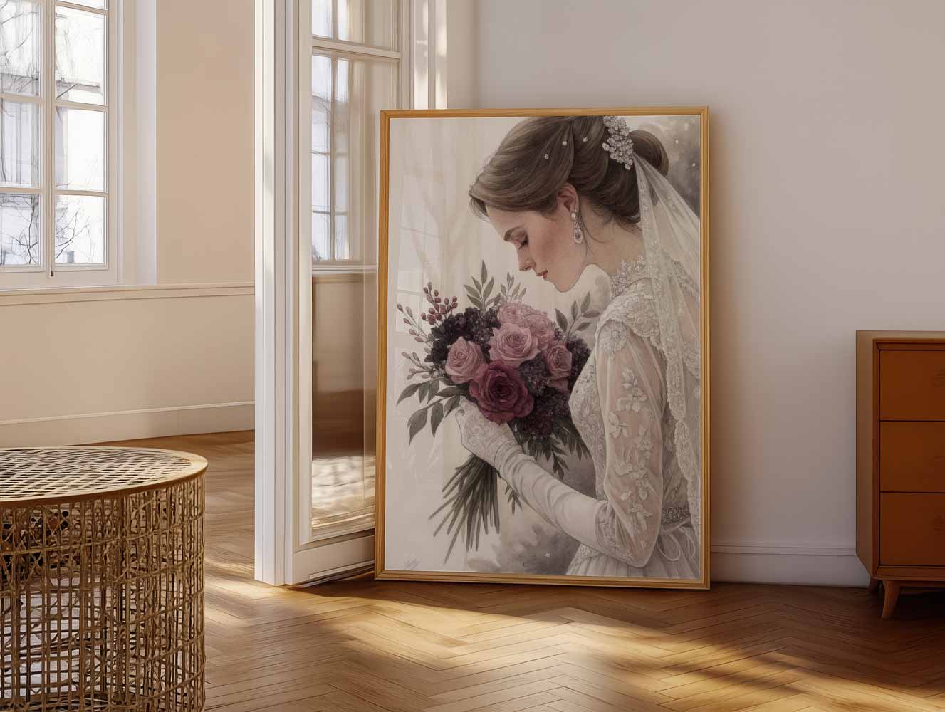 Elegante Romantische Bruidsposter