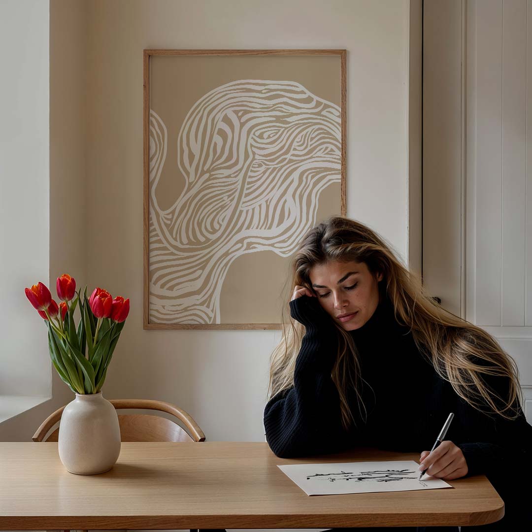 Natuurlijke Patronen Kunstposter-WallArtistic