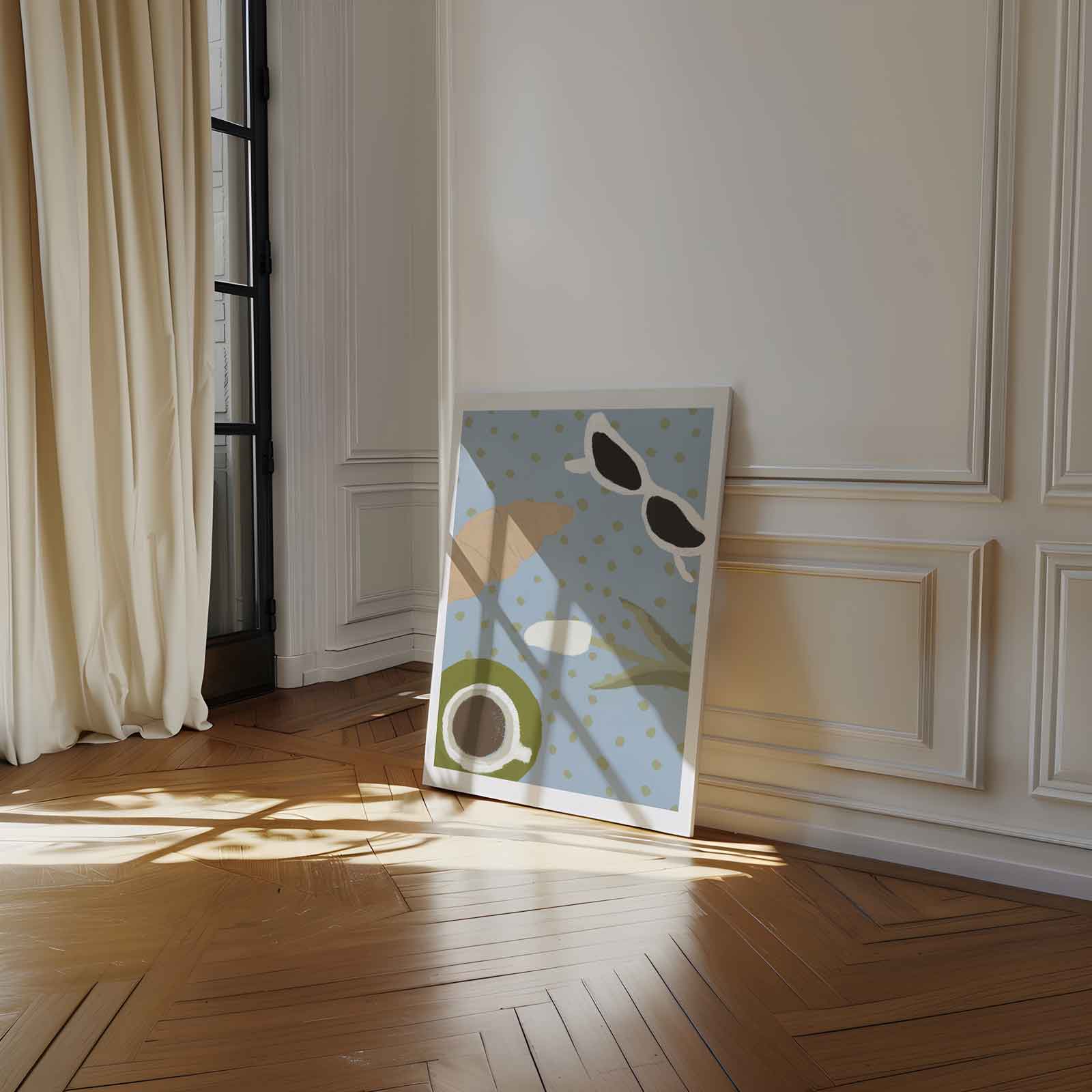 Zomerse Ontspanning Kunstwerk-canvas-dibond-plexiglas-wanddecoratie-WallArtistic