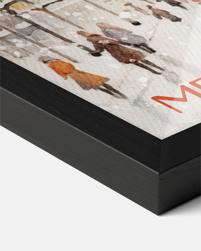 Winterse Kerstposter-WallArtistic