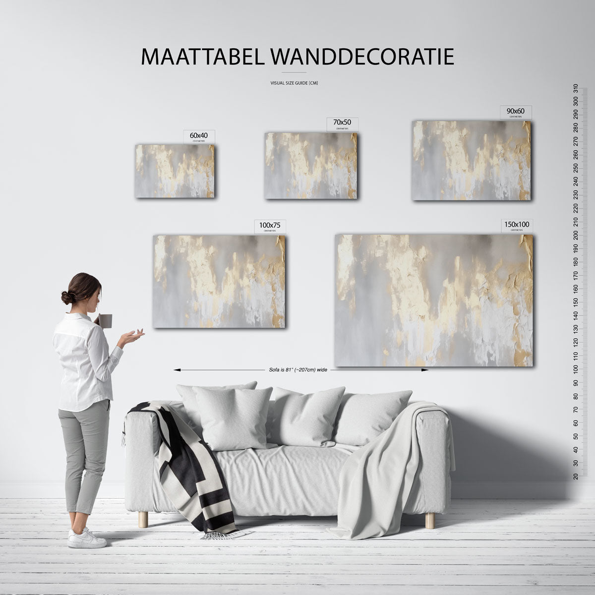 Gelaagde textuur Kunstwerk