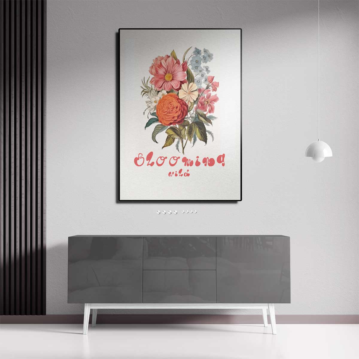 Bloeiend Wild Kunstwerk-canvas-dibond-plexiglas-wanddecoratie-WallArtistic