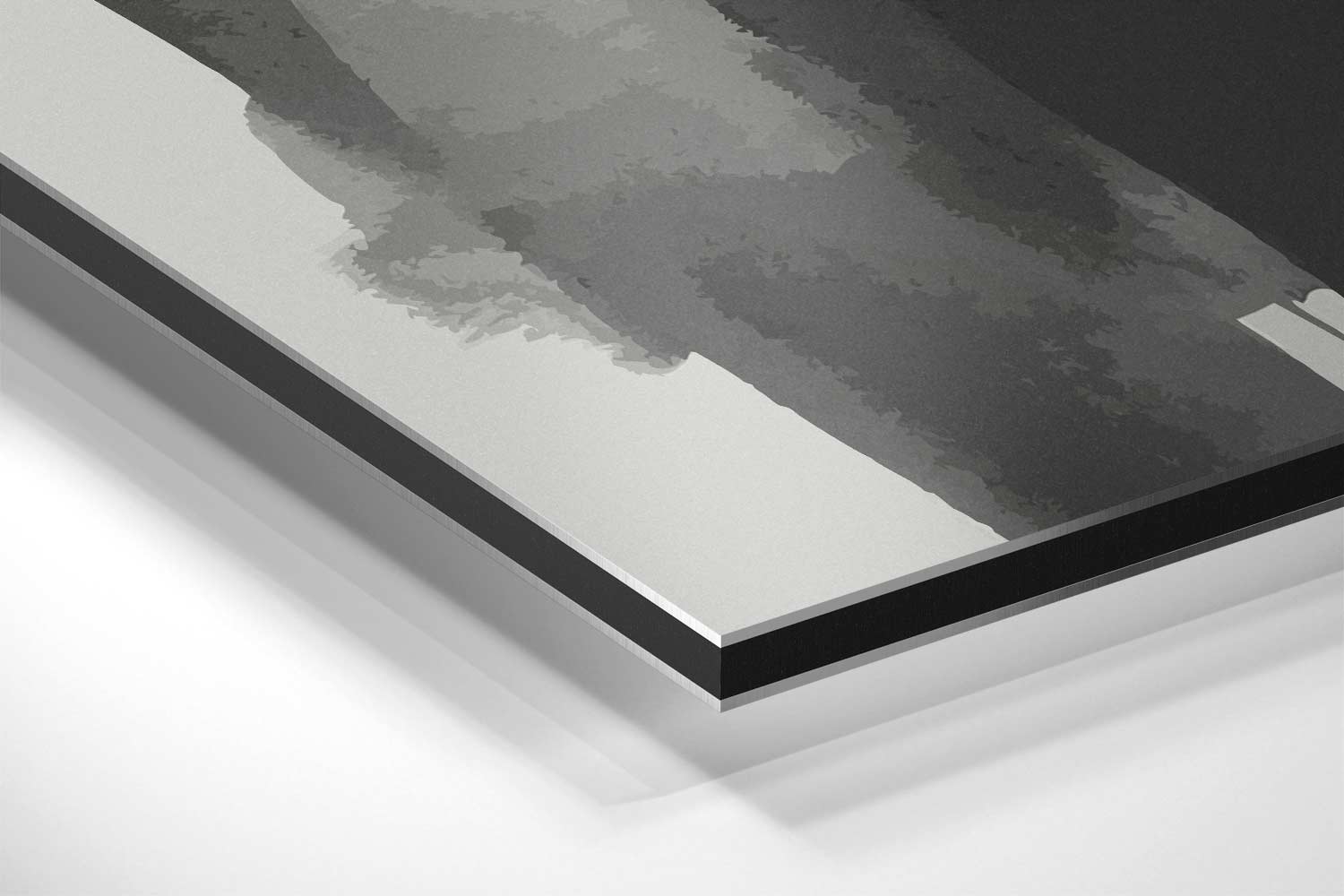 Abstracte Stijlvolle Streken Kunstwerk-canvas-dibond-plexiglas-wanddecoratie-WallArtistic