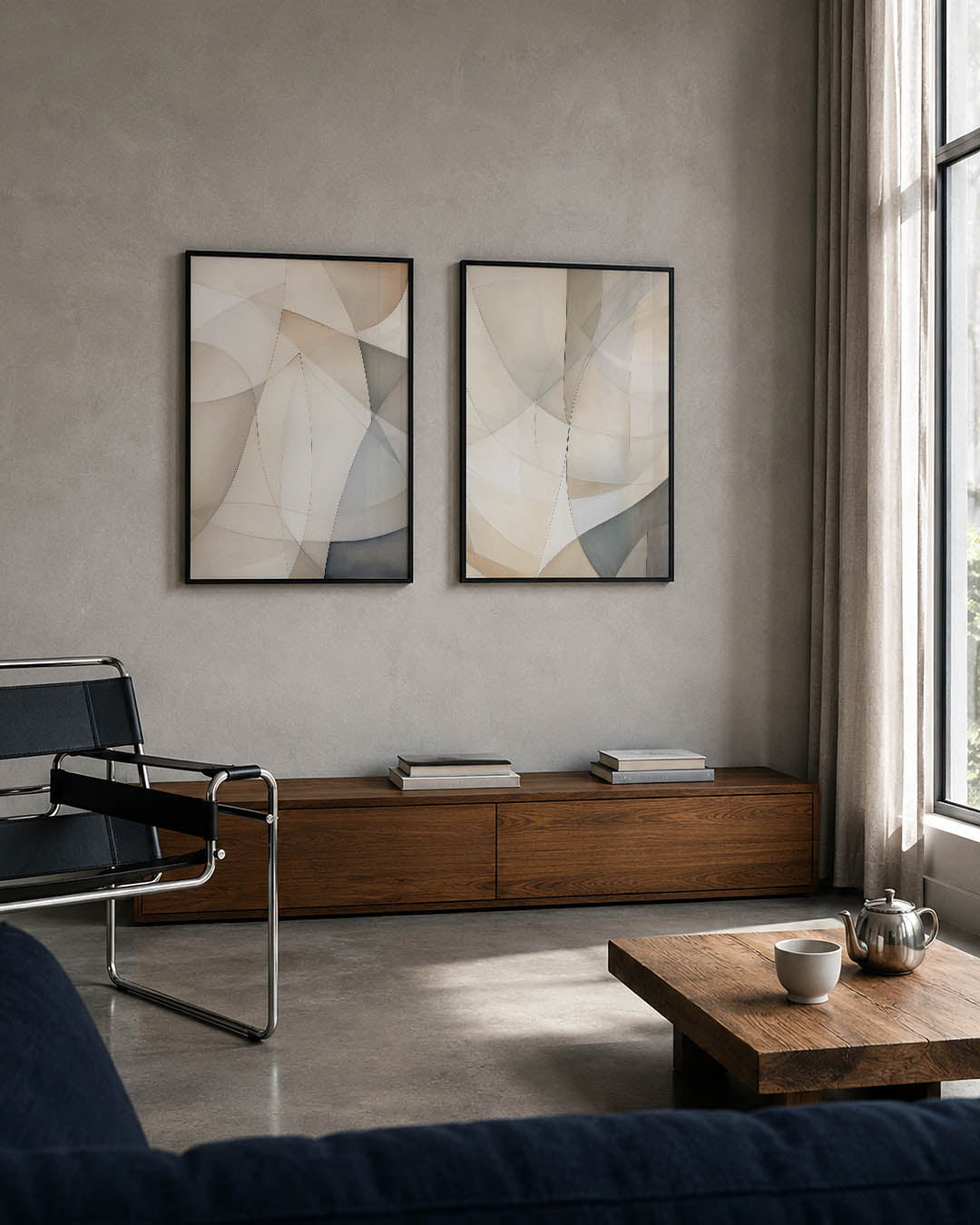 Zachte vormen Posterset