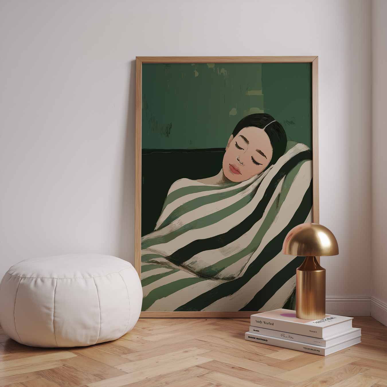 Dromerige Groen Getinte Poster