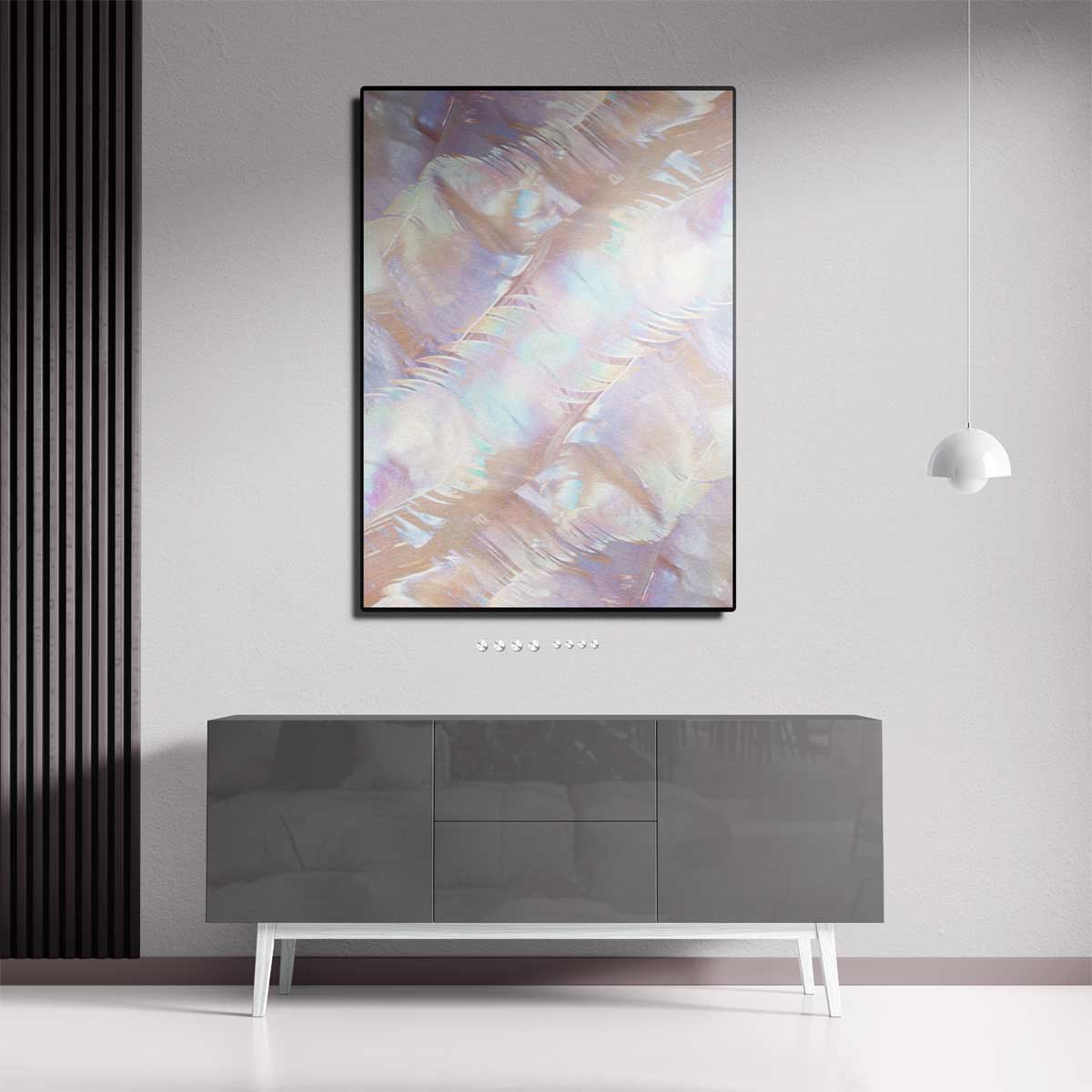 Dromerige Pastelverlichting Kunstwerk-canvas-dibond-plexiglas-wanddecoratie-WallArtistic