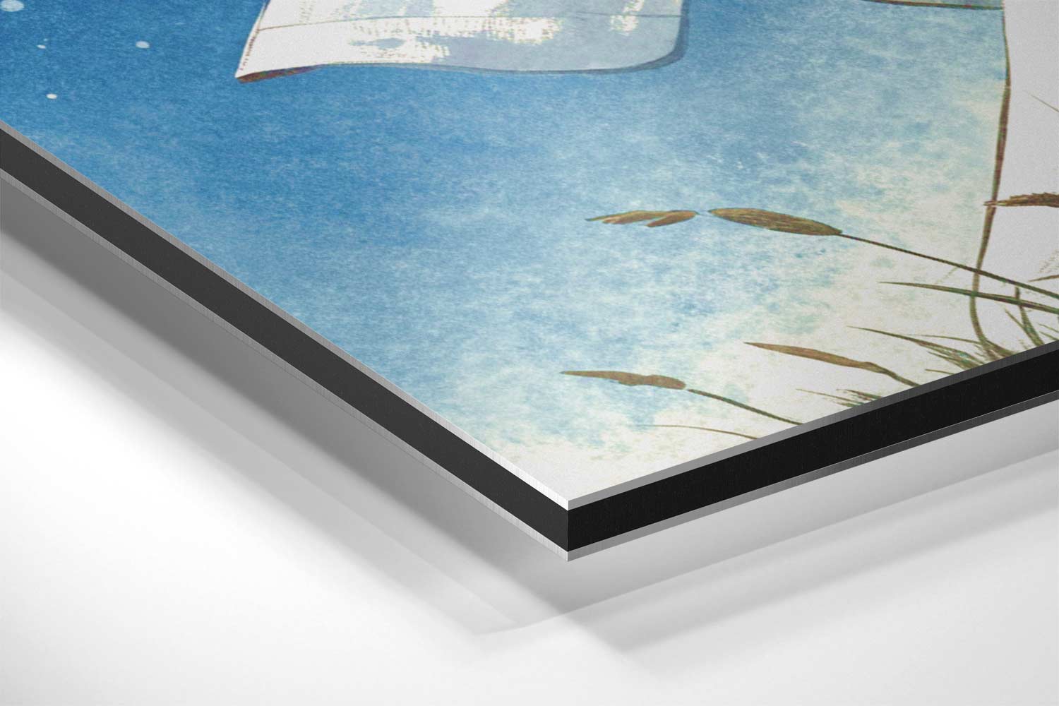 Dromerige Nachtwandeling Kunstwerk-canvas-dibond-plexiglas-wanddecoratie-WallArtistic
