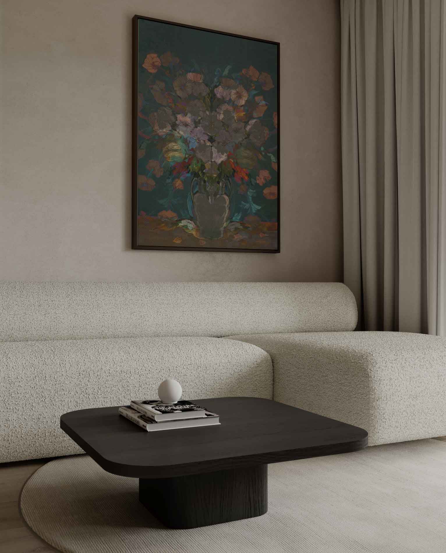 Bloemrijke Overvloed Kunstwerk-canvas-dibond-plexiglas-wanddecoratie-WallArtistic