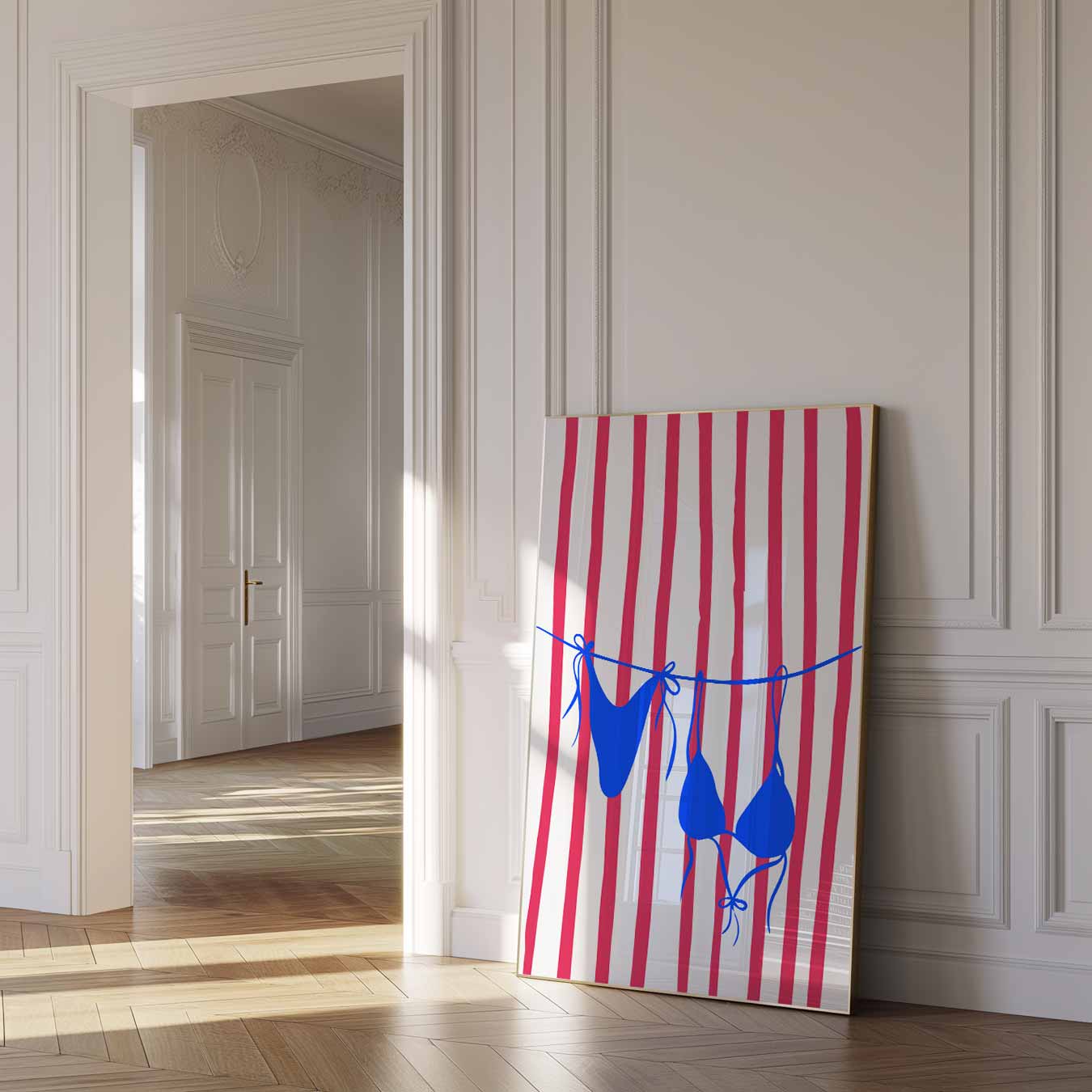 Zomerse Strandvibes Poster-WallArtistic