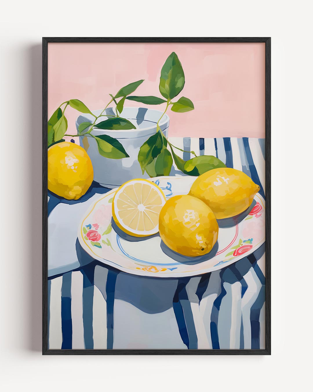 Verfrissende Citrustafereel Poster-WallArtistic