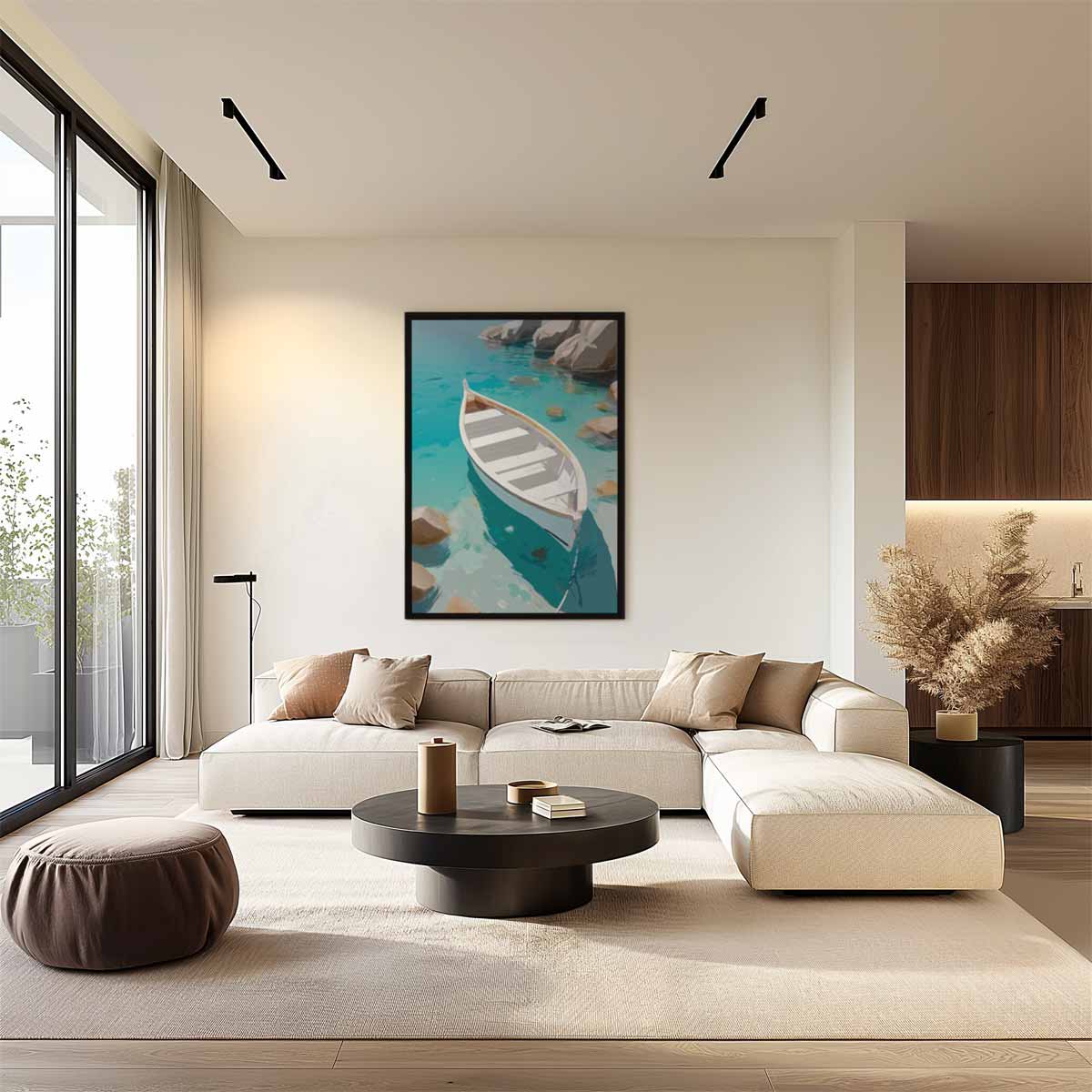 Rust op de Golven Kunstwerk-canvas-dibond-plexiglas-wanddecoratie-WallArtistic