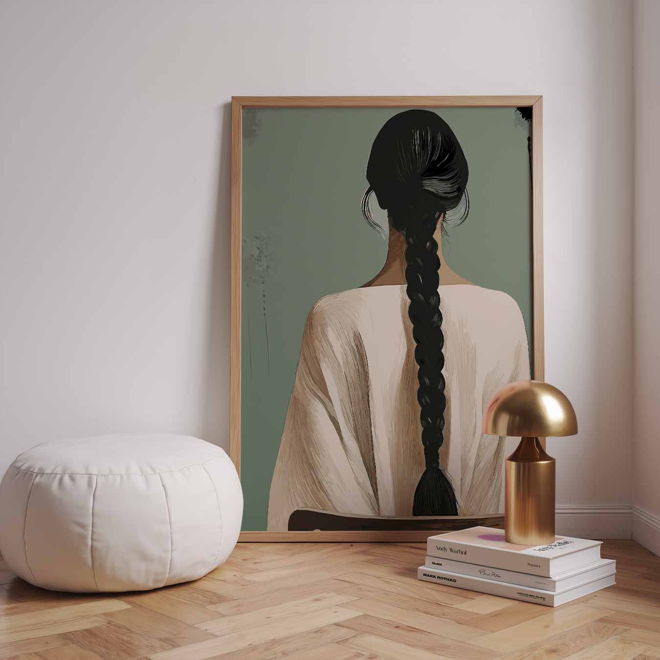Mystieke Vlecht Portret Poster