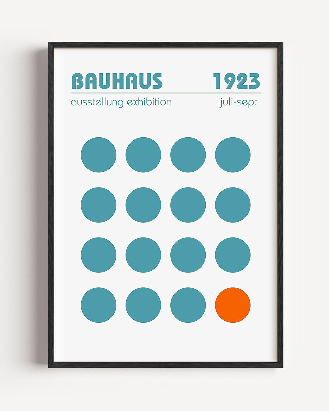 Cirkelpatroon en kleur Poster