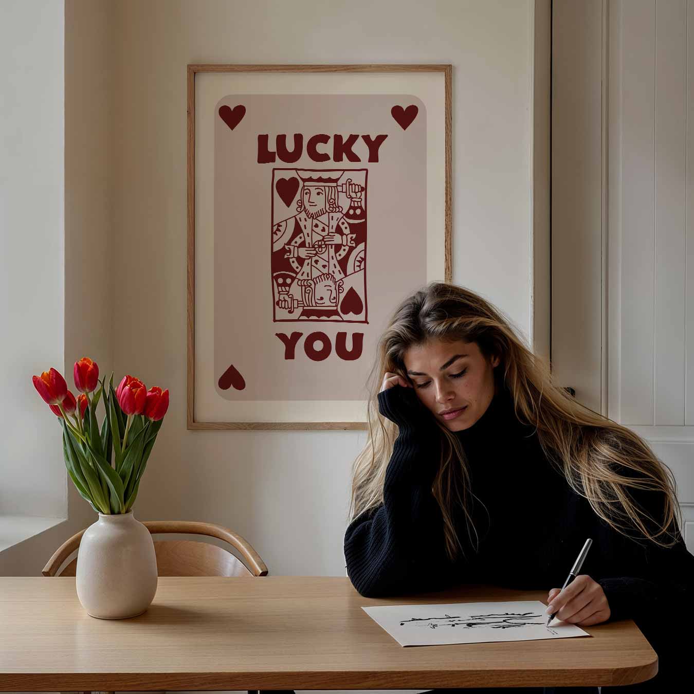 Lucky You Speelkaart Poster