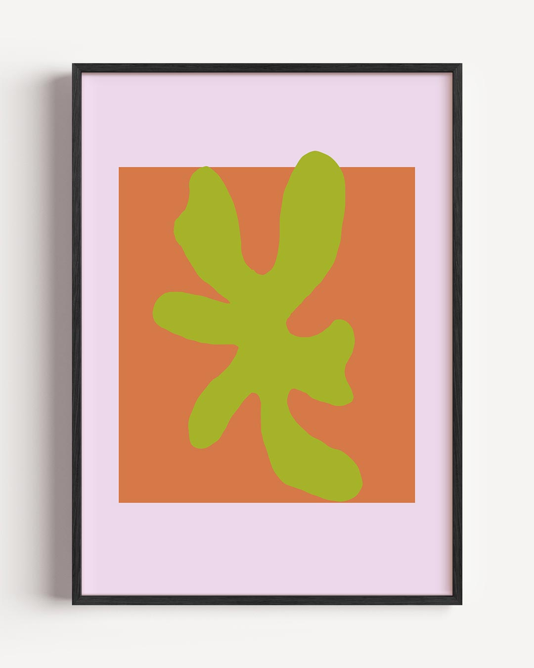 Moderne Bloemen Abstractie Poster-WallArtistic