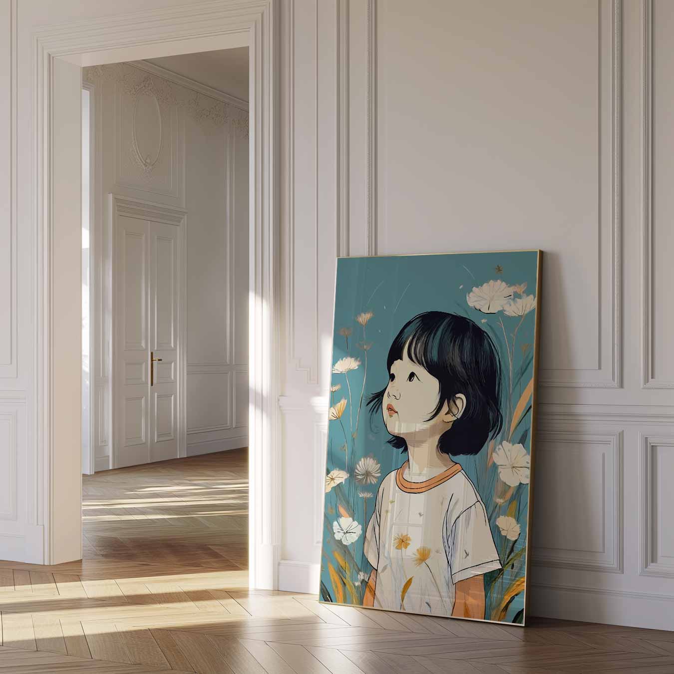 Dromerige Kinderblik Poster-WallArtistic