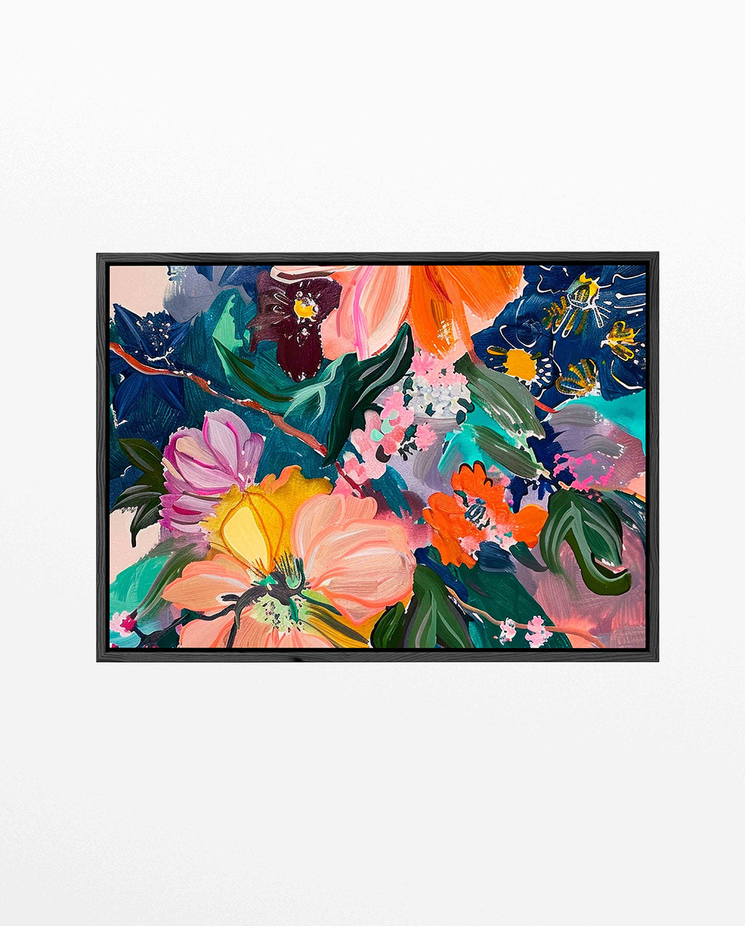 Kleurrijke bloemenpracht Kunstwerk