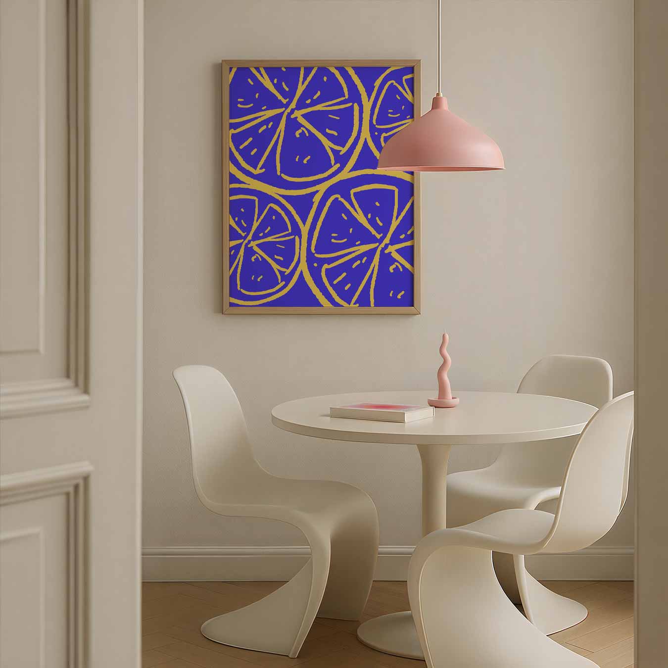 Zomerse Citroen Vibes Poster-WallArtistic