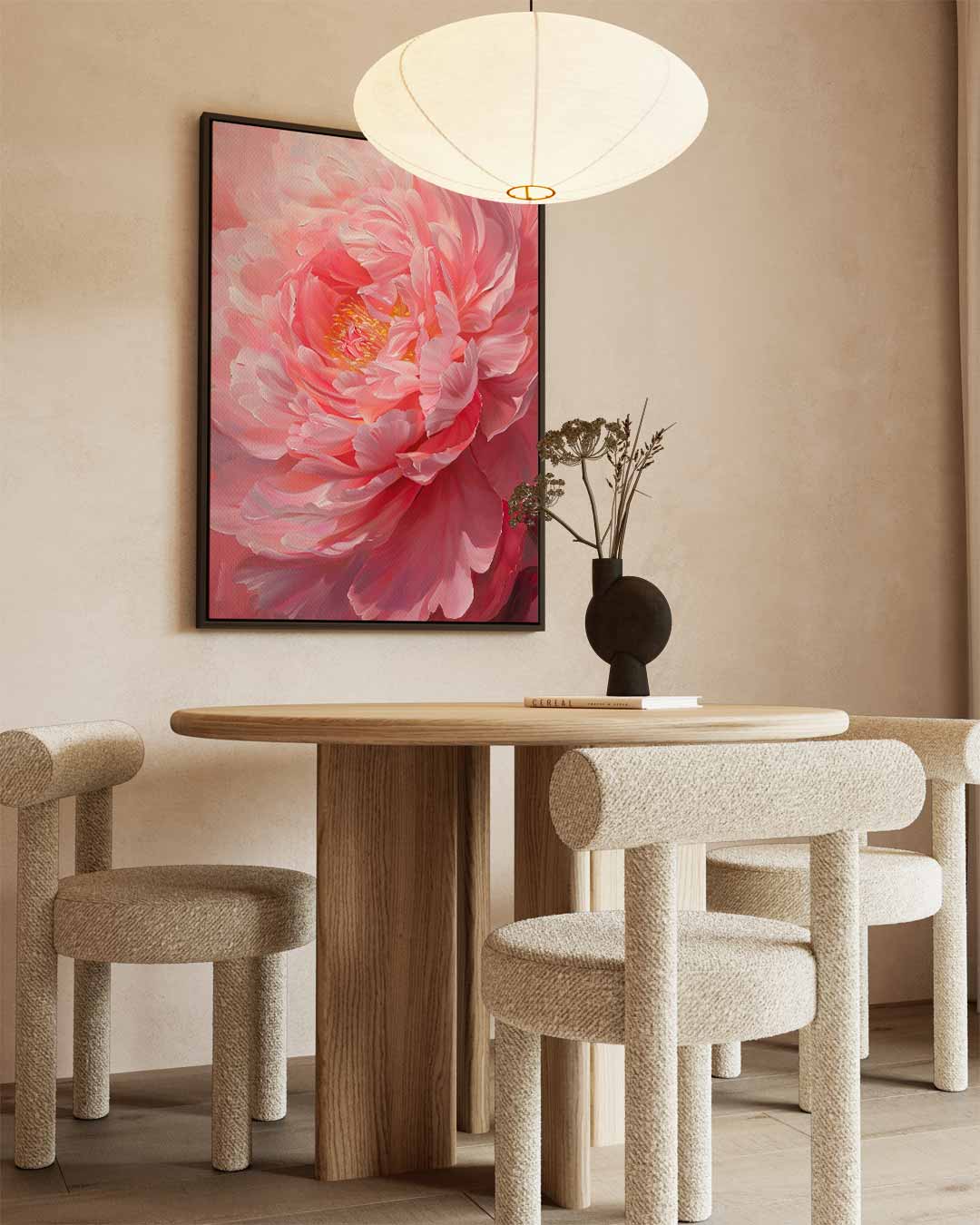 Bloeiende Elegantie Kunstwerk-canvas-dibond-plexiglas-wanddecoratie-WallArtistic