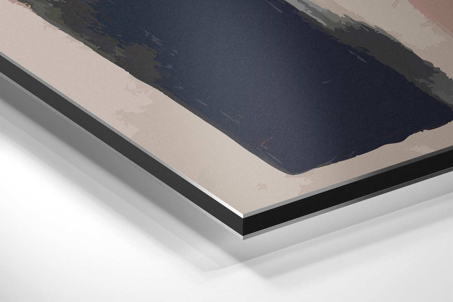 Speelse Abstractie Kunstwerk-canvas-dibond-plexiglas-wanddecoratie-WallArtistic