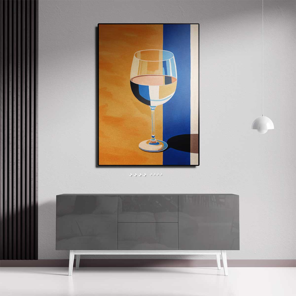 Glas in Kleurenspel Kunstwerk-canvas-dibond-plexiglas-wanddecoratie-WallArtistic