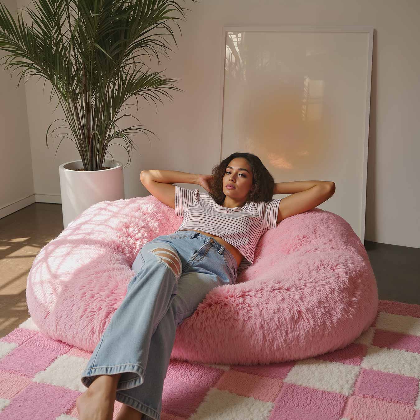 Zonnige Zonsondergang Poster-WallArtistic