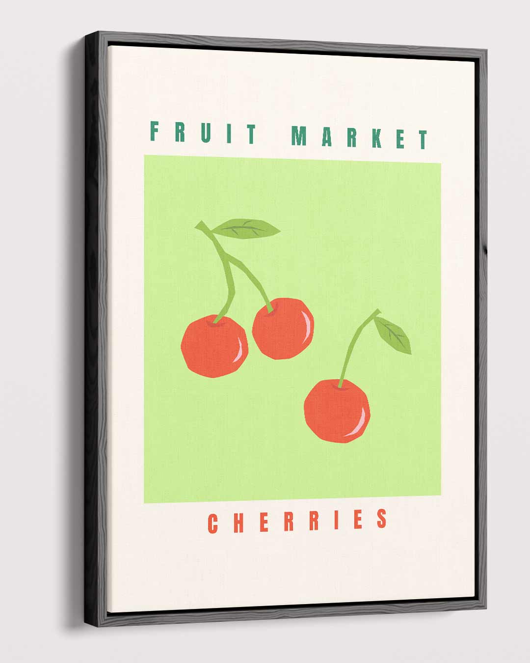 Fruitmarkt Kersenposter Kunstwerk-canvas-dibond-plexiglas-wanddecoratie-WallArtistic